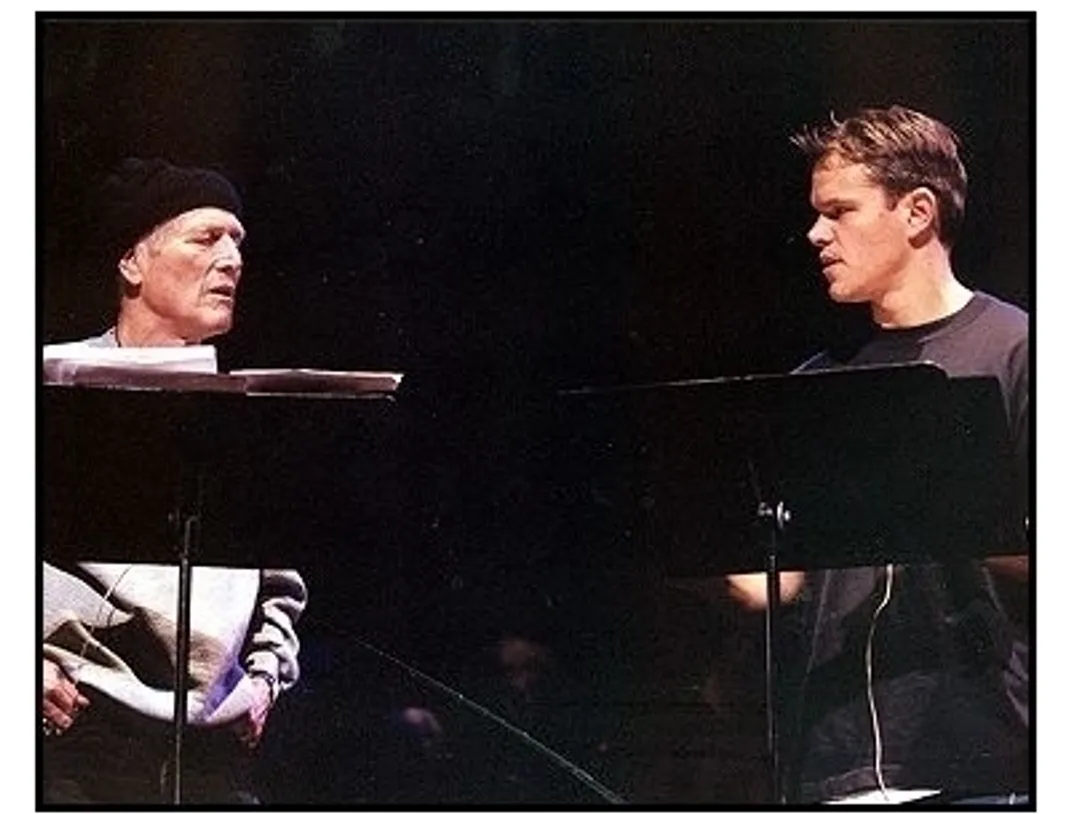 Hemingway Reading for Charity: Paul Newman and Matt Damon