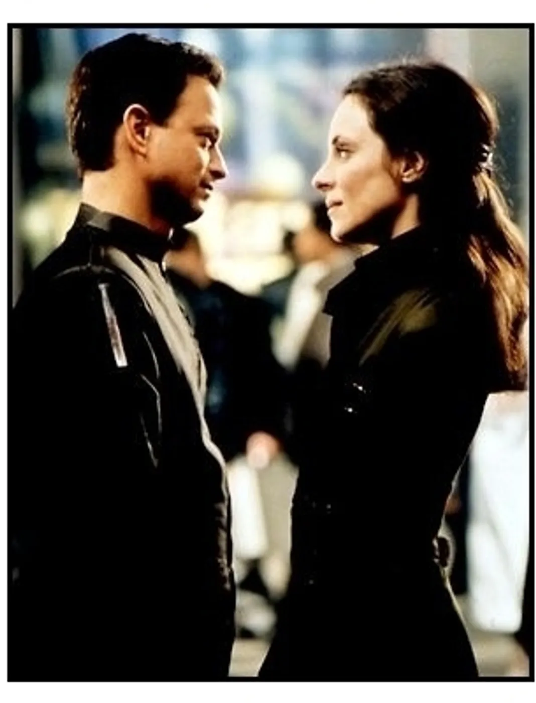 Impostor movie still: Gary Sinise and Madeleine Stowe
