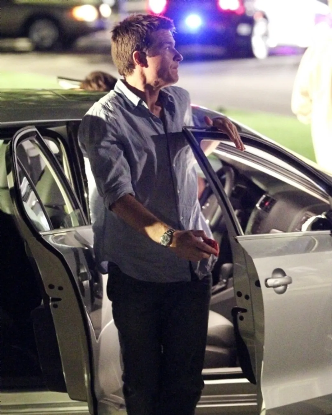 Jason Bateman on the set of his new film 'Horrible Bosses', Los Angeles, California - 07.17.10
