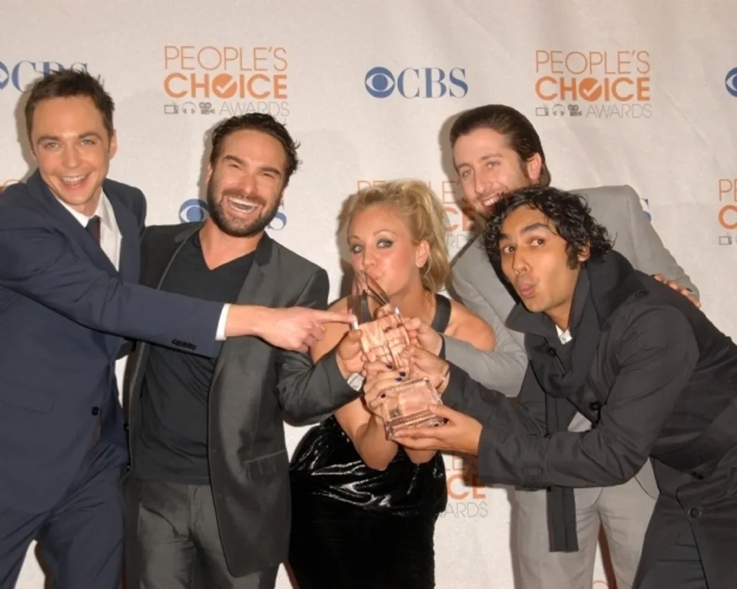 Jim Parsons, Johnny Galecki, Kaley Cuoco, Simon Helberg