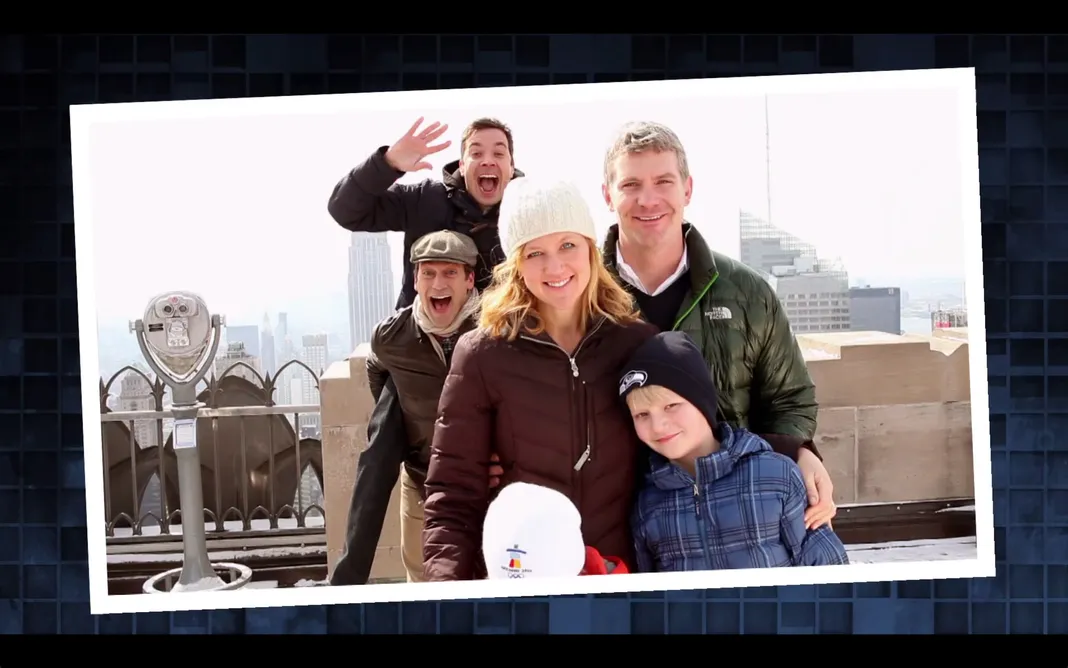 Jimmy Fallon, John Hamm, Celebrity Photobomb