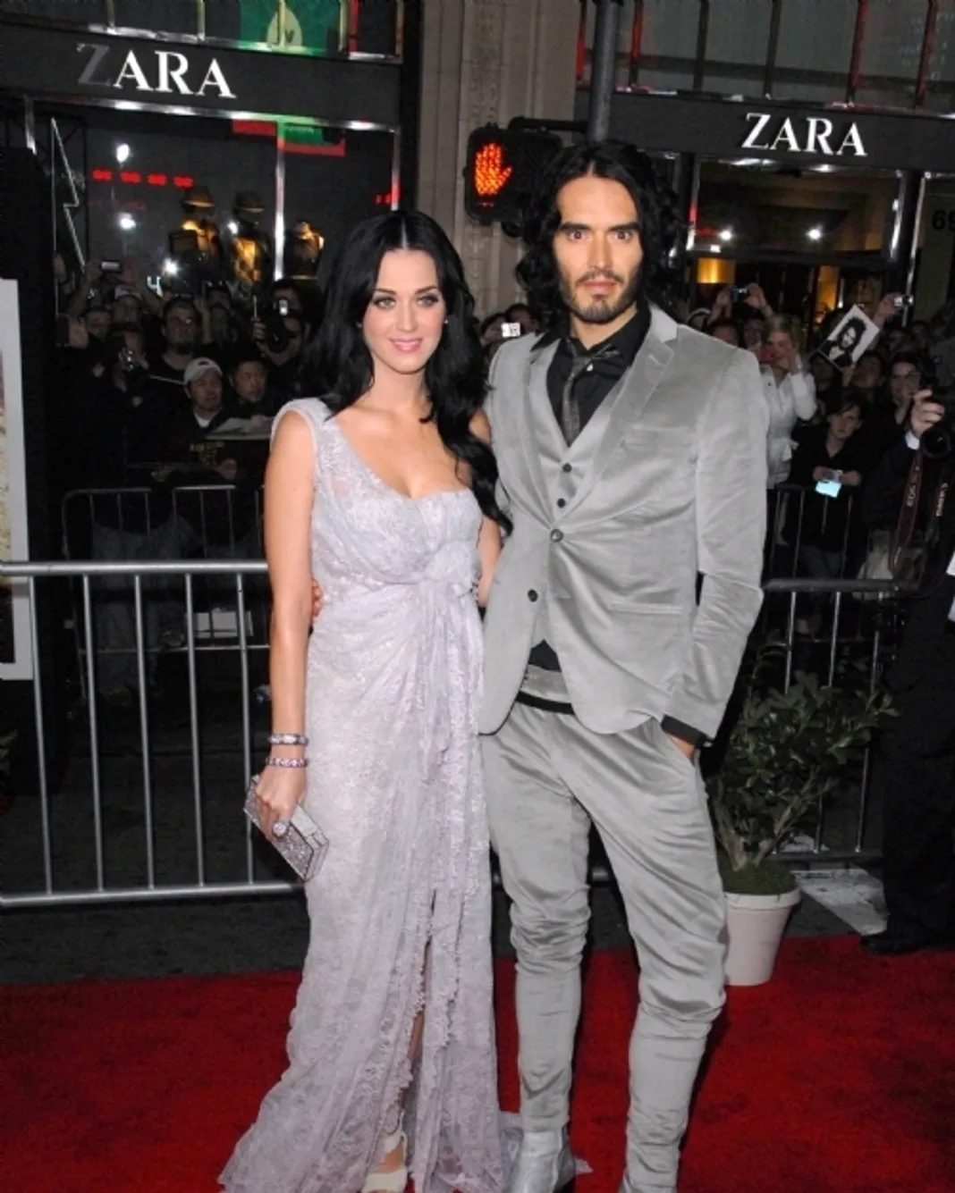 Katy Perry and Russell Brand