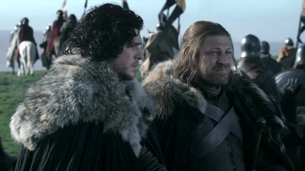 Kit Harington and Sean Bean, Game of Thrones