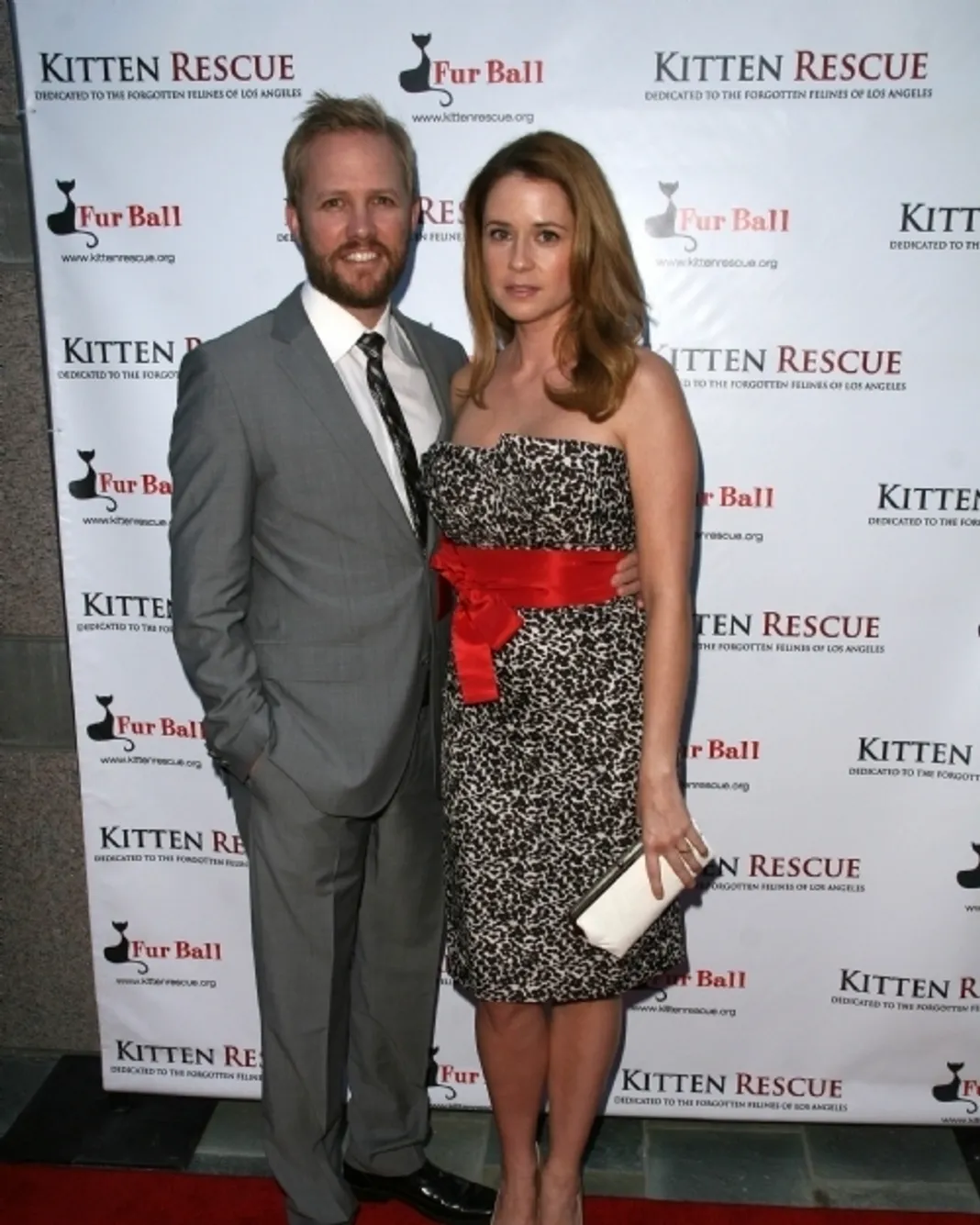 Lee Kirk and Jenna Fischer