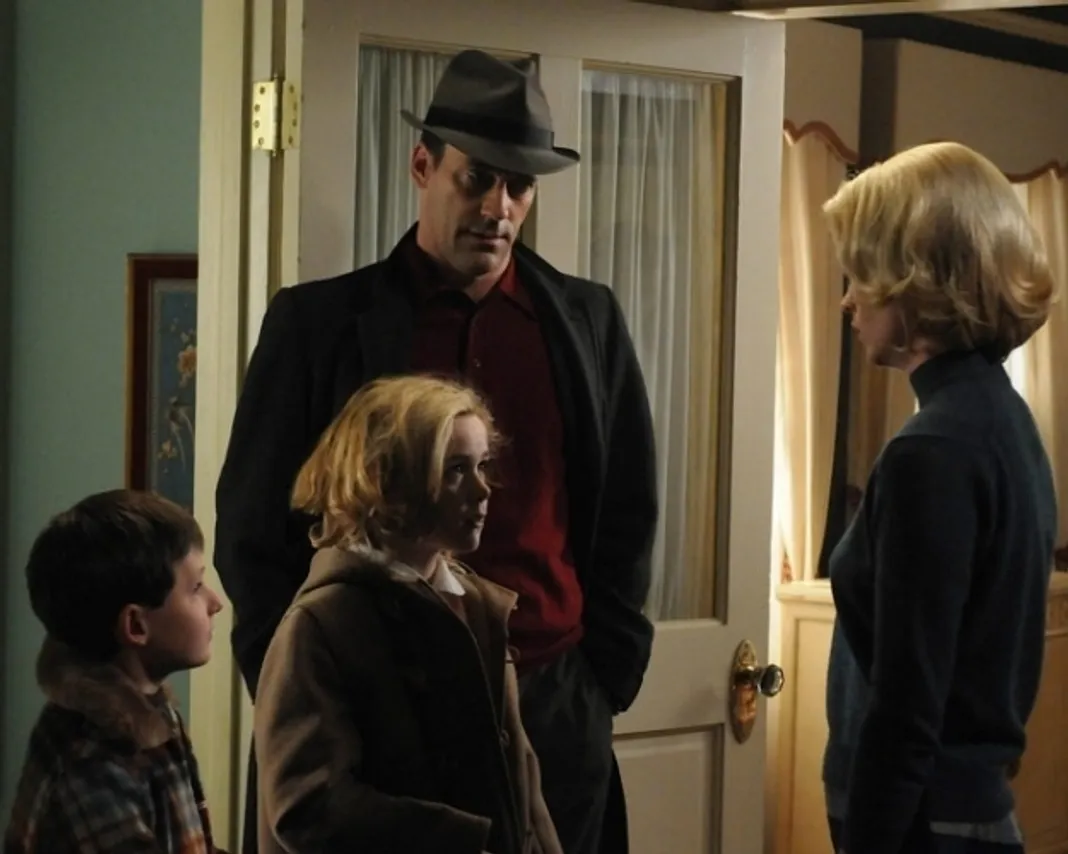 'Mad Men' (Season 4):Jared S. Gilmore,Kiernan Shipka,Jon Hamm,January Jones