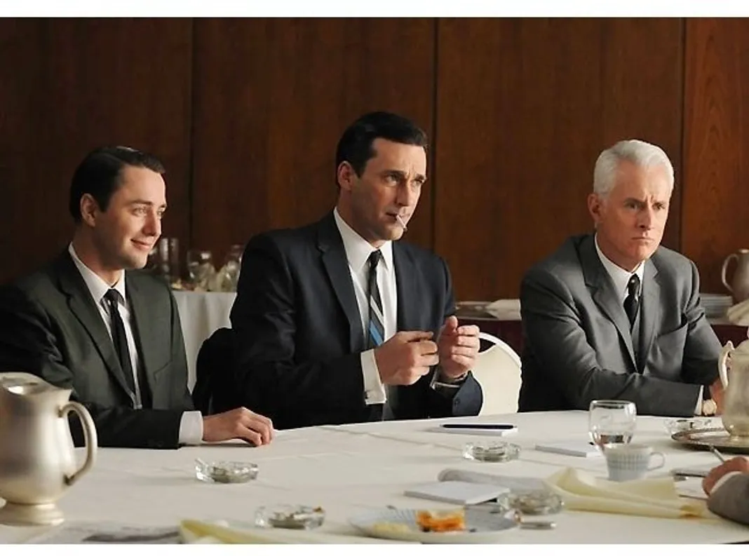 Mad Men: Season 4, Vincent Kartheiser, Jon Hamm, and John Slattery