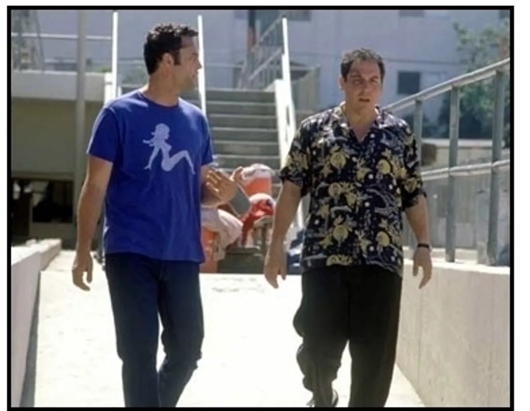 Made movie still: Vince Vaughn and Jon Favreau 