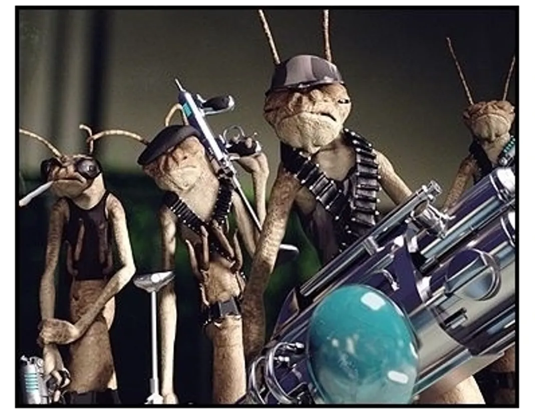 Men in Black II movie still: The Worm Guys 