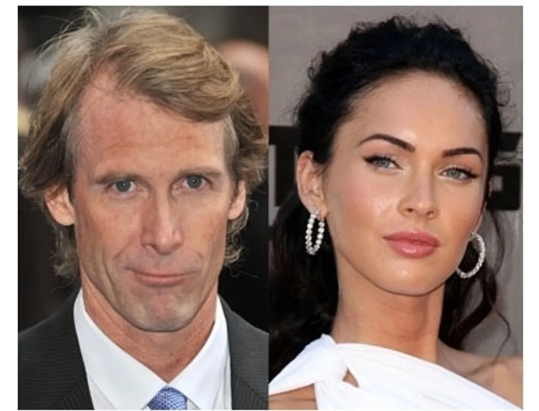 Michael Bay and Megan Fox