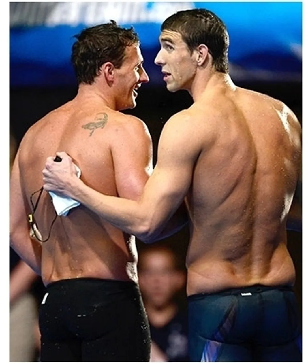 Michael Phelps With Ryan Lochte, 2012 London Olympics