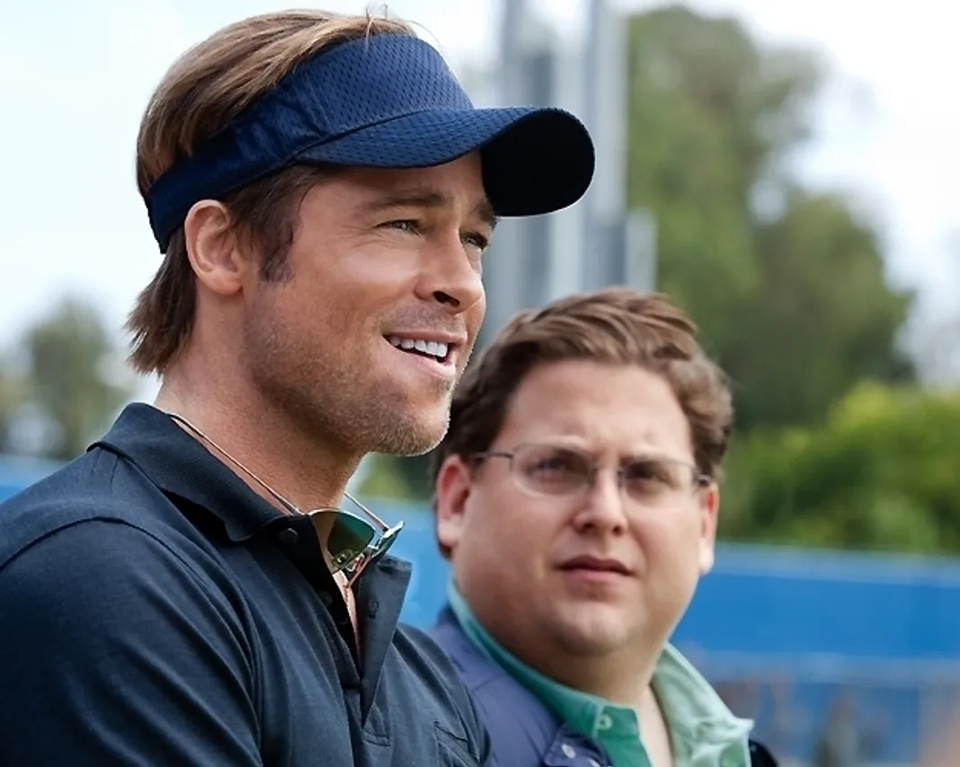 Moneyball: Brad Pitt, Jonah Hill