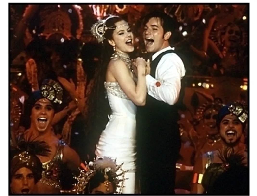 Moulin Rouge movie still: Nicole Kidman and Ewan McGregor