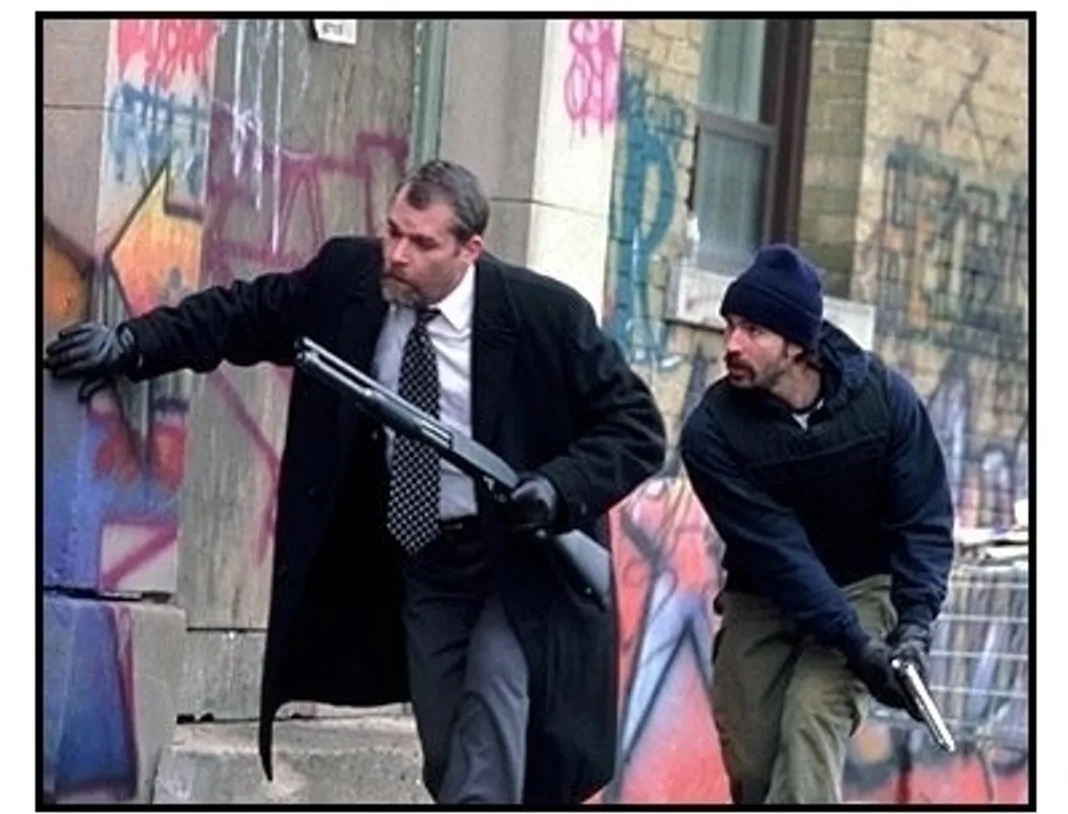 Narc movie still: Ray Liotta as Henry Oak and Jason Patric as Nick Tellis in Narc