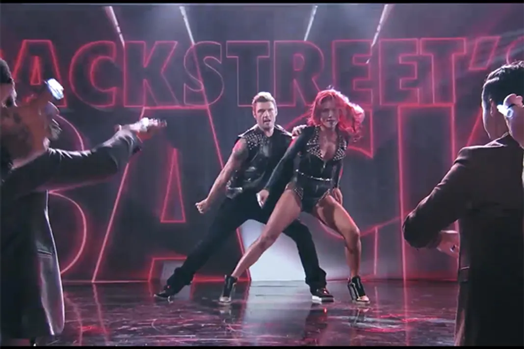 Nick Carter, Sharna Burgess, Dancing With the Stars, ABC, YouTube, 100615