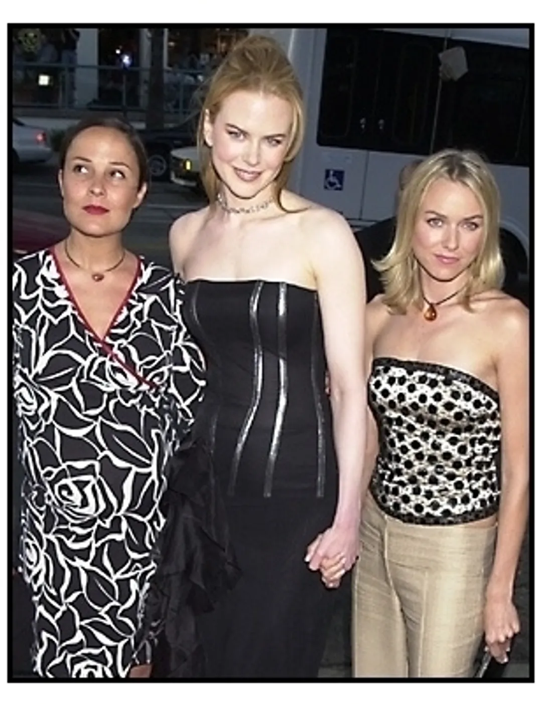 Nicole Kidman, Rebecca Rigg and Naomi Watts at The Others premiere