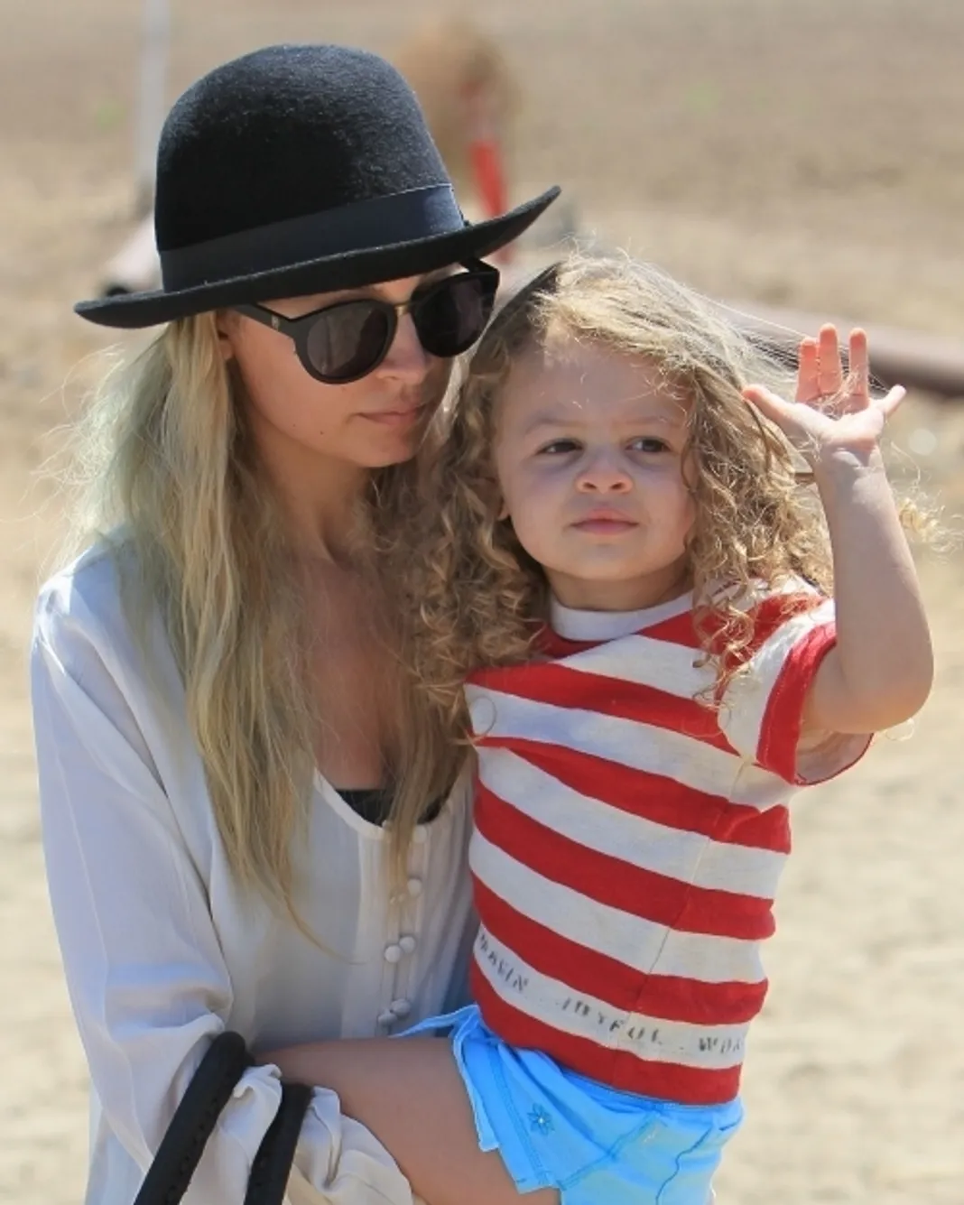 Nicole Richie and Harlow