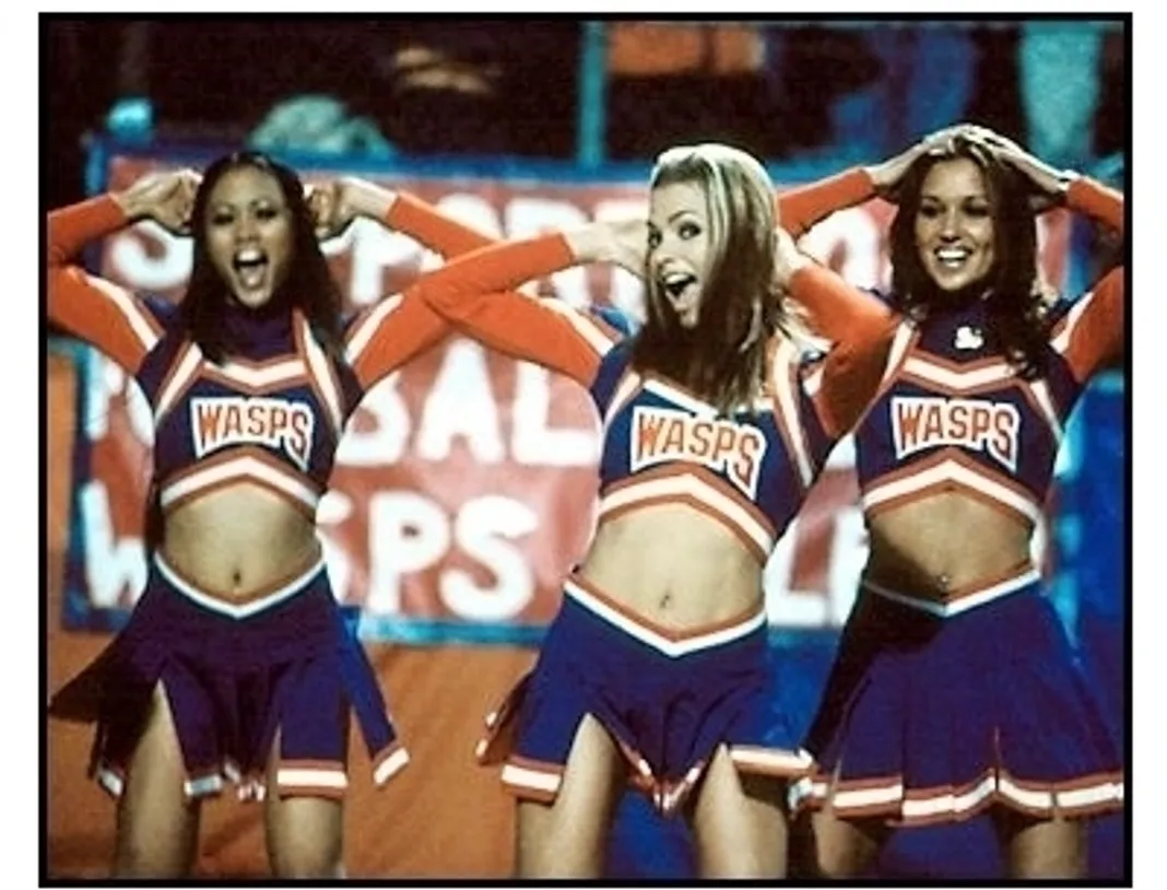 Not Another Teen Movie movie still: Jaime Pressly and the cheerleaders