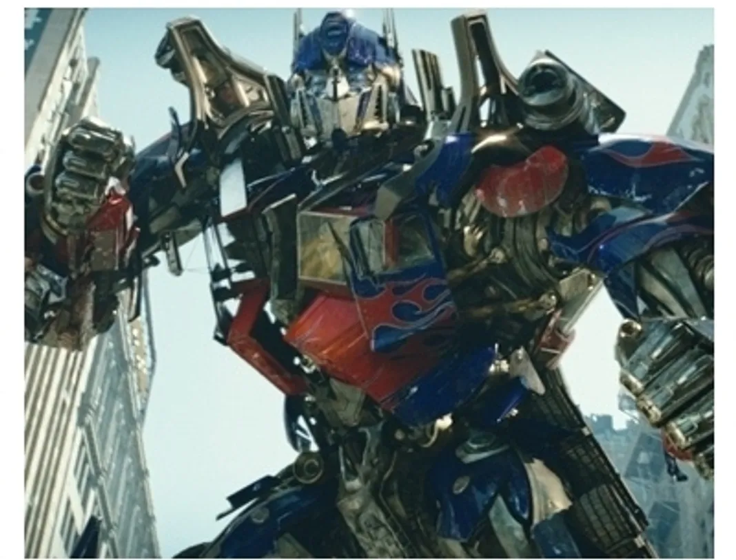 Optimus Prime voiced by Peter Cullen in DreamWorks/ Paramount Pictures' 'Transformers'