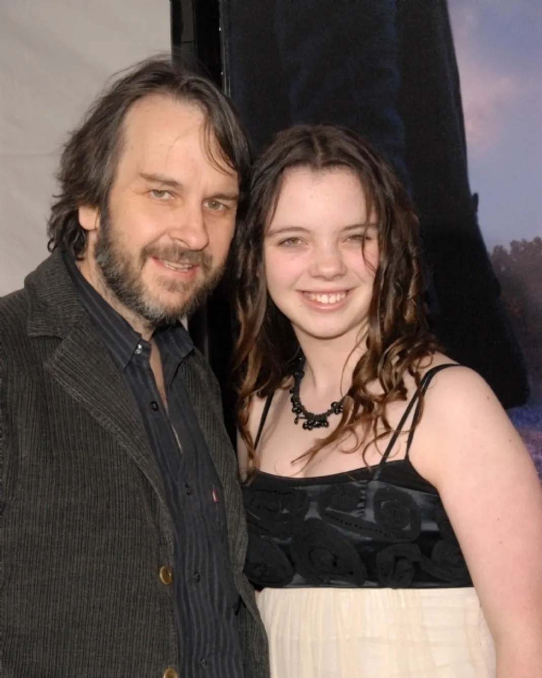 Peter Jackson and daughter