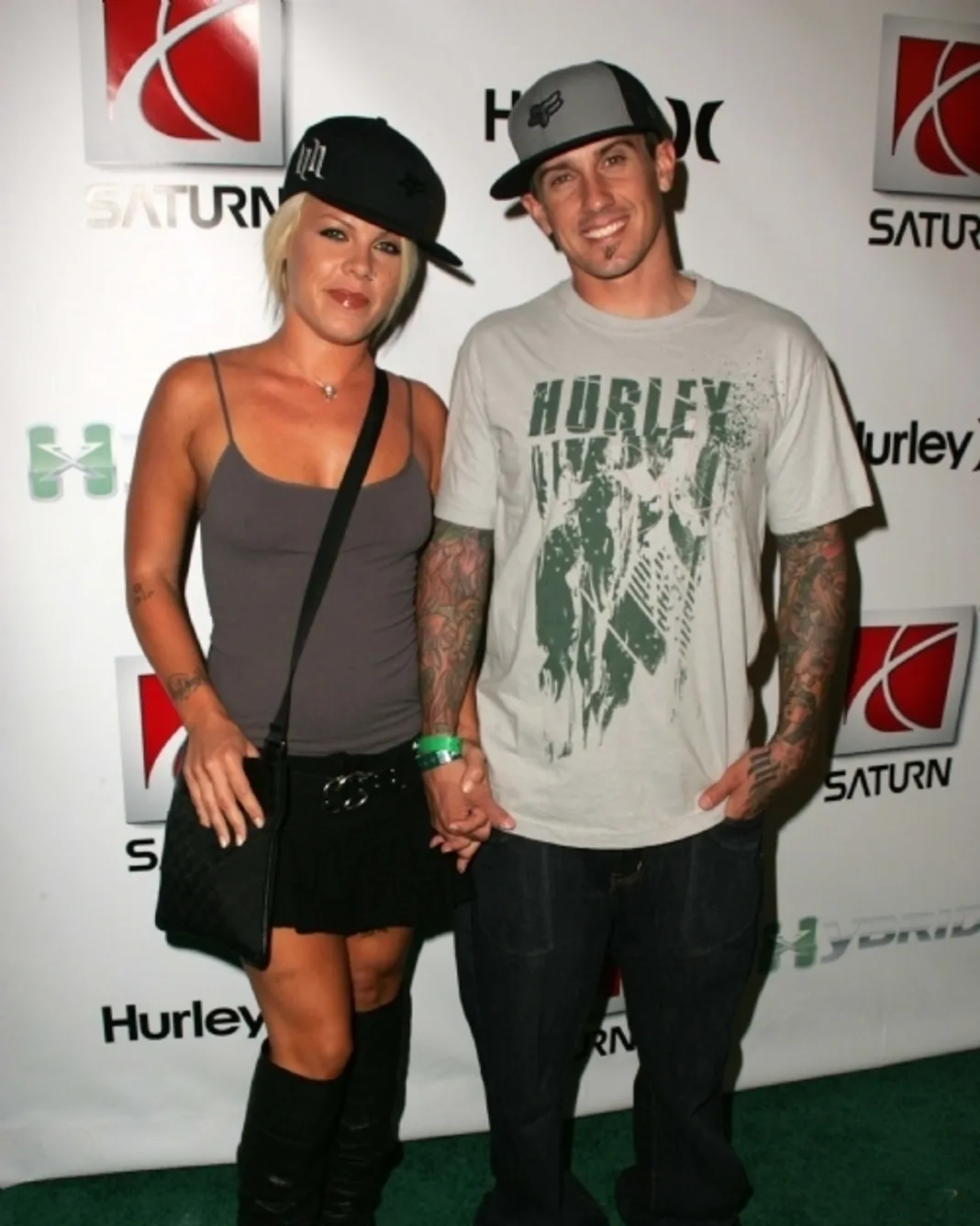 Pink and Carey Hart