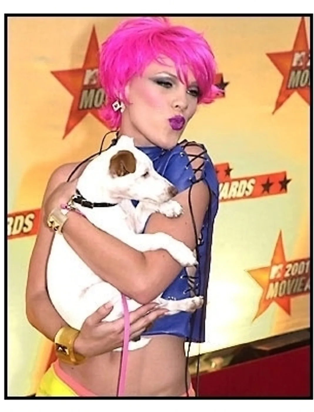 Pink at the 2001 MTV Movie Awards