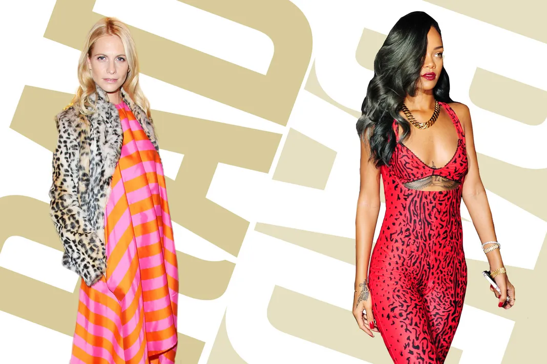 rad or bad, leopard print, Poppy Delevinge, Rihanna