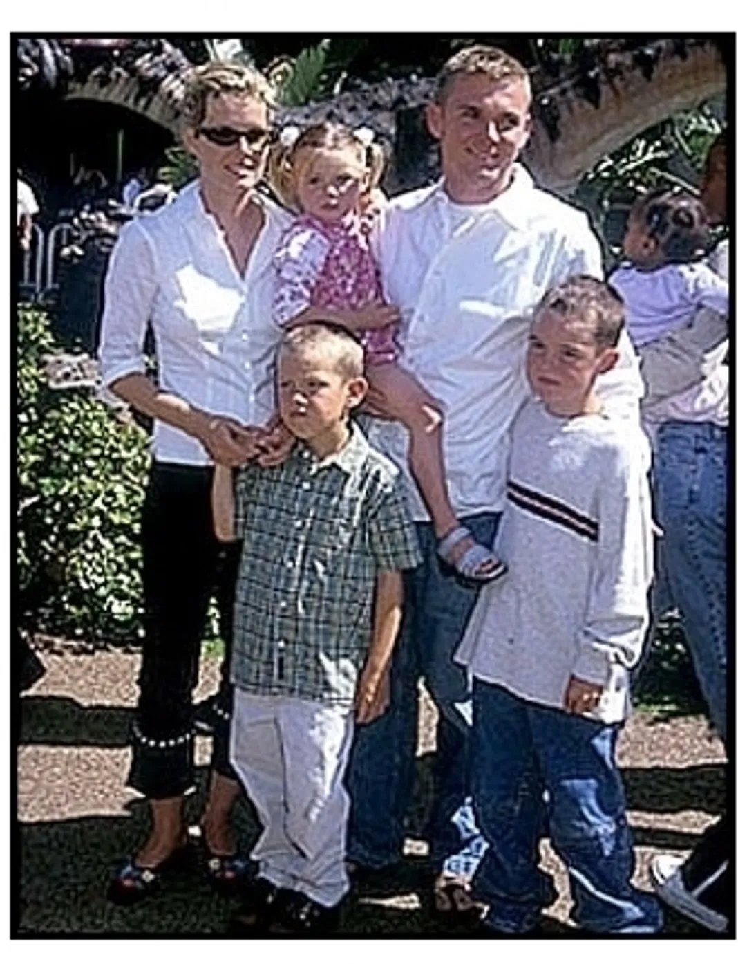 Rick Schroder makes it a family affair by bringing wife Andrea and their three children at the 
