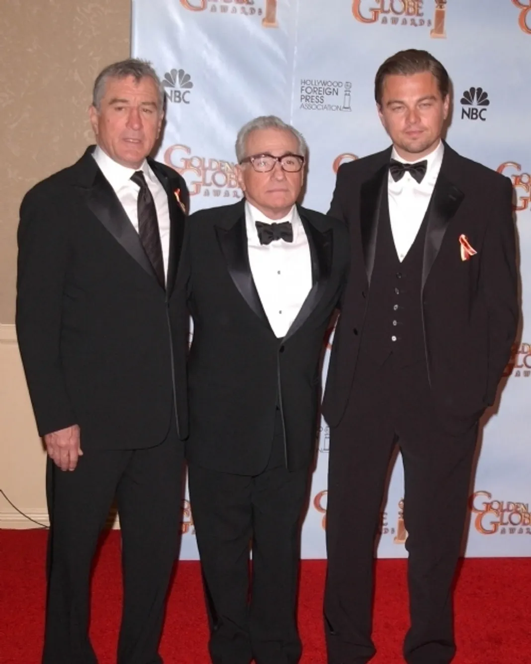 Robert De Niro, Martin Scorsese and Leonardo DiCaprio