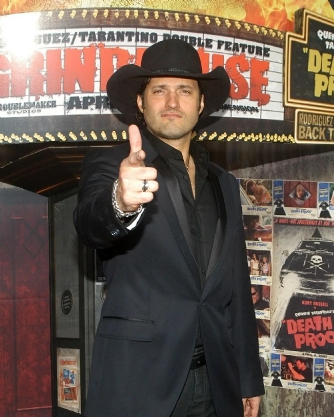 Robert Rodriguez at the Grindhouse premiere 