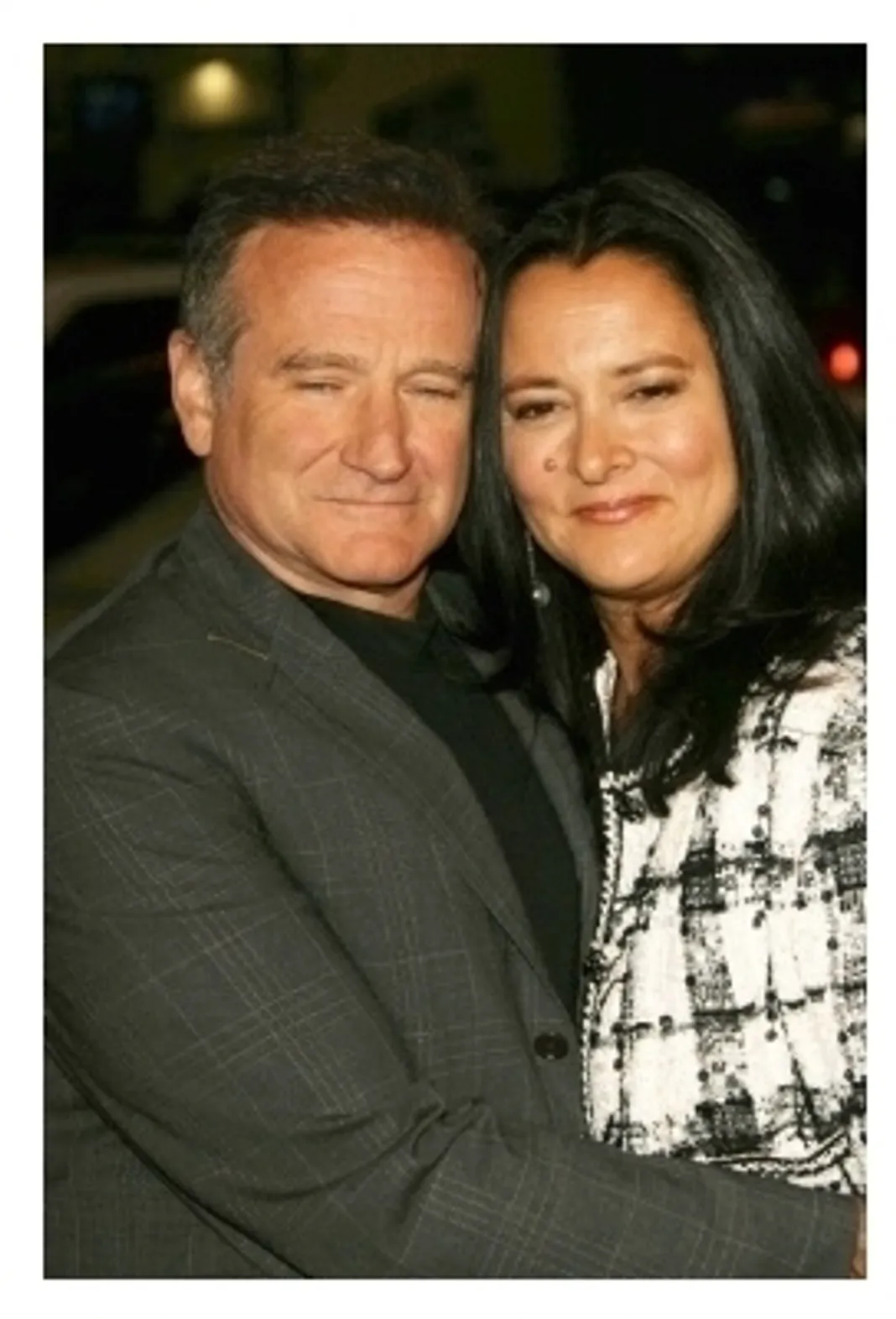 Robin Williams and Marsha Garces Williams