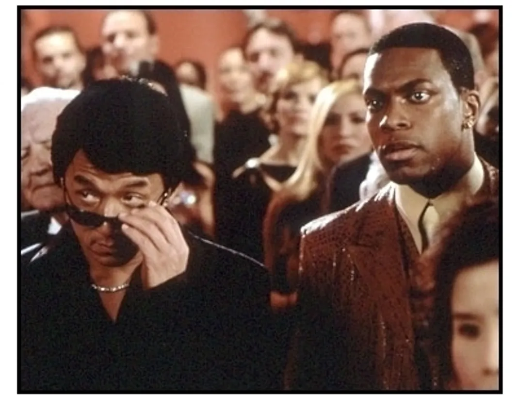 Rush Hour 2 movie still: Jackie Chan and Chris Tucker
