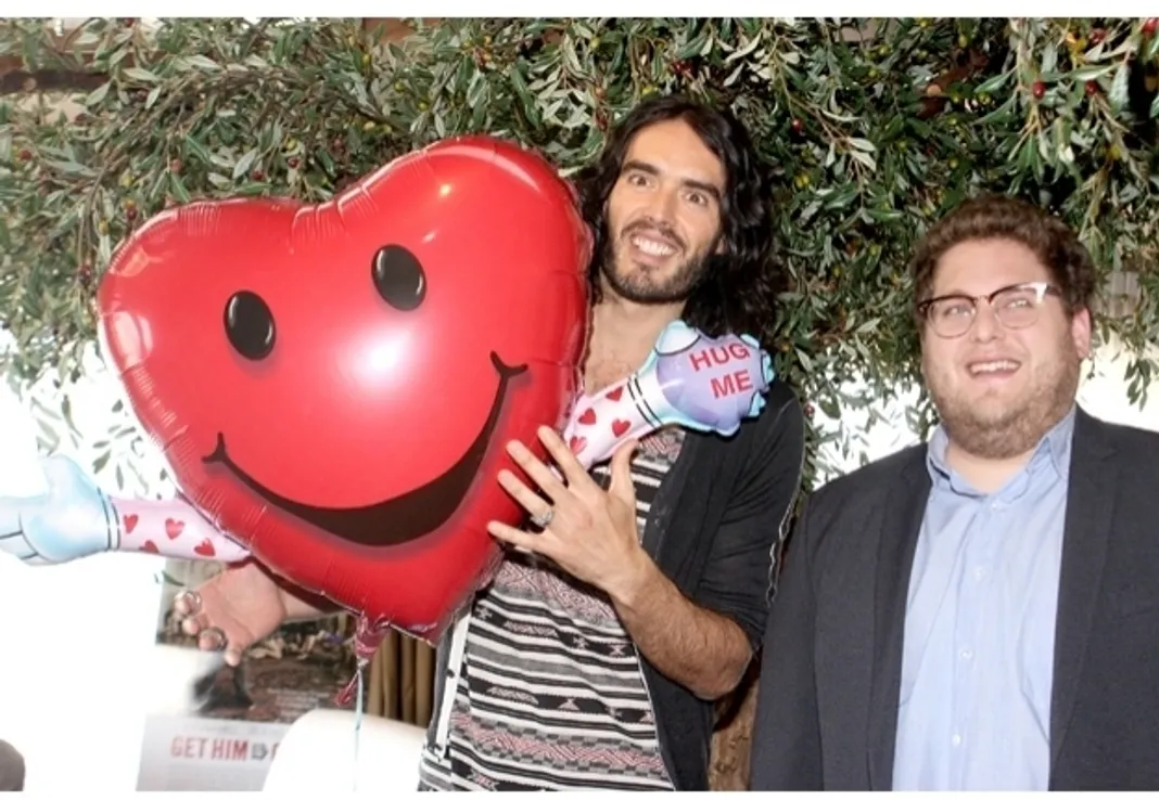 Russell Brand,Jonah Hill,'Get Him To The Greek',Okura Hotel Brand