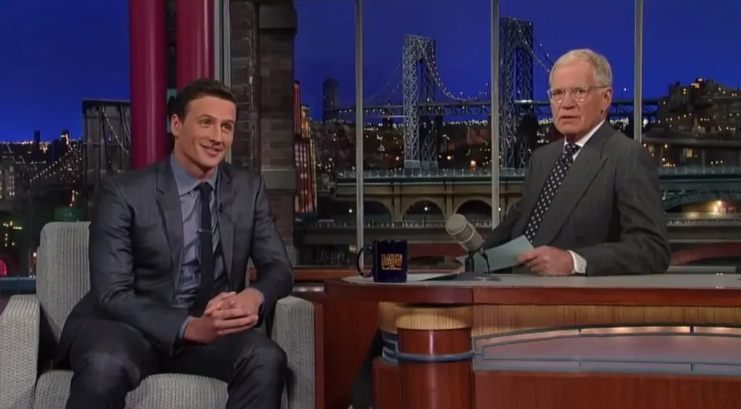 Ryan Lochte, David Letterman