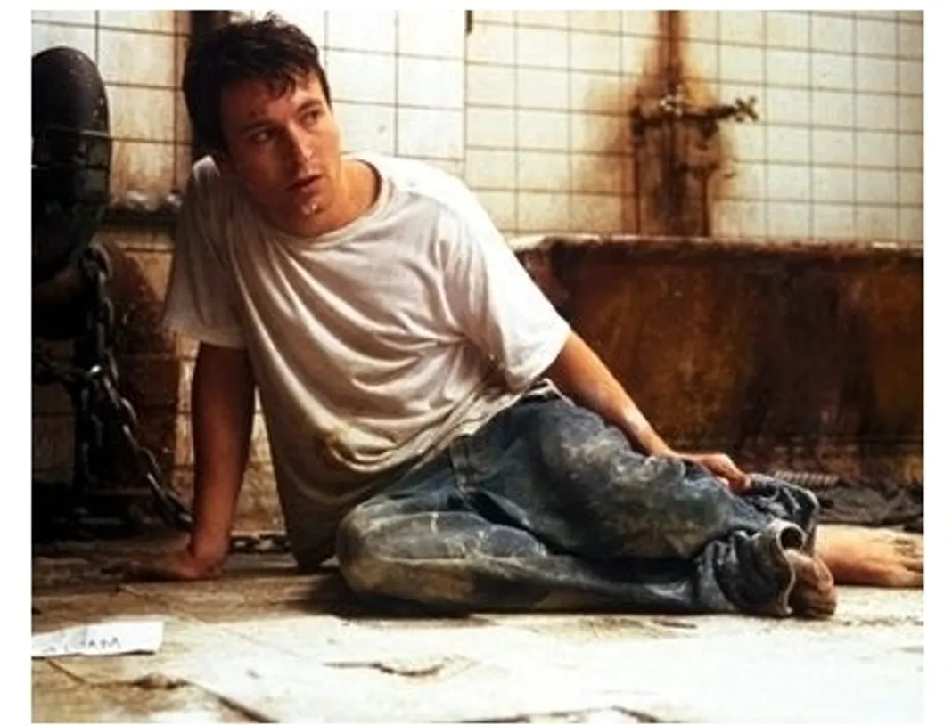 Saw Movie Still: Leigh Whannell