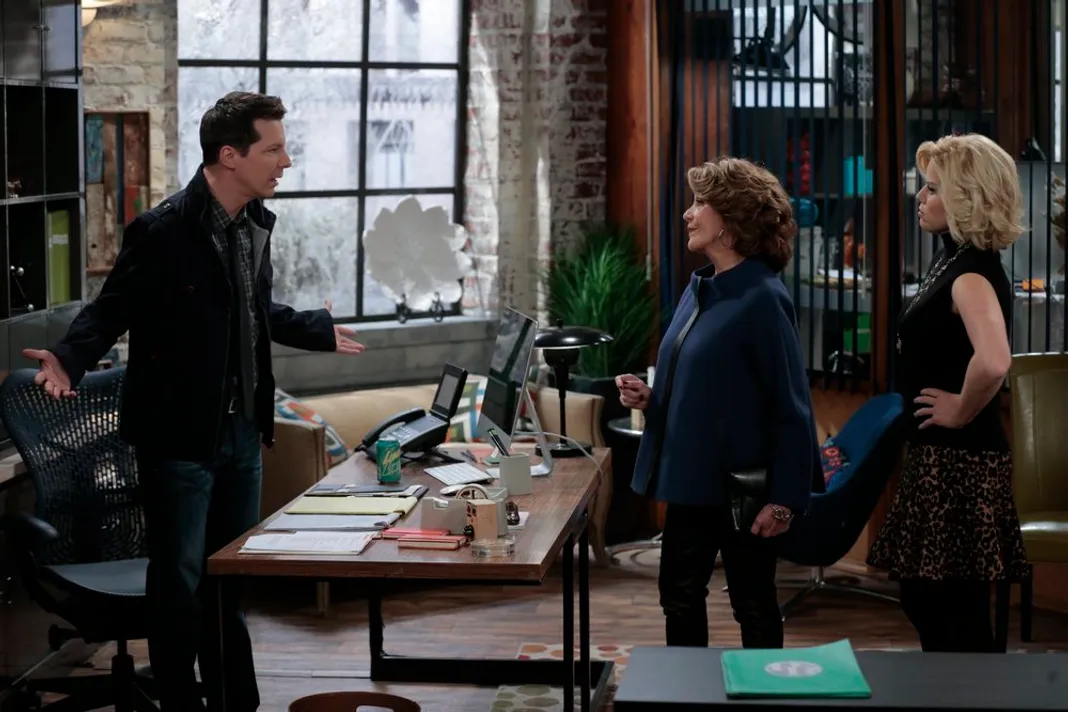 Sean Saves The World, Sean Hayes, Megan Hilty and Linda Lavin
