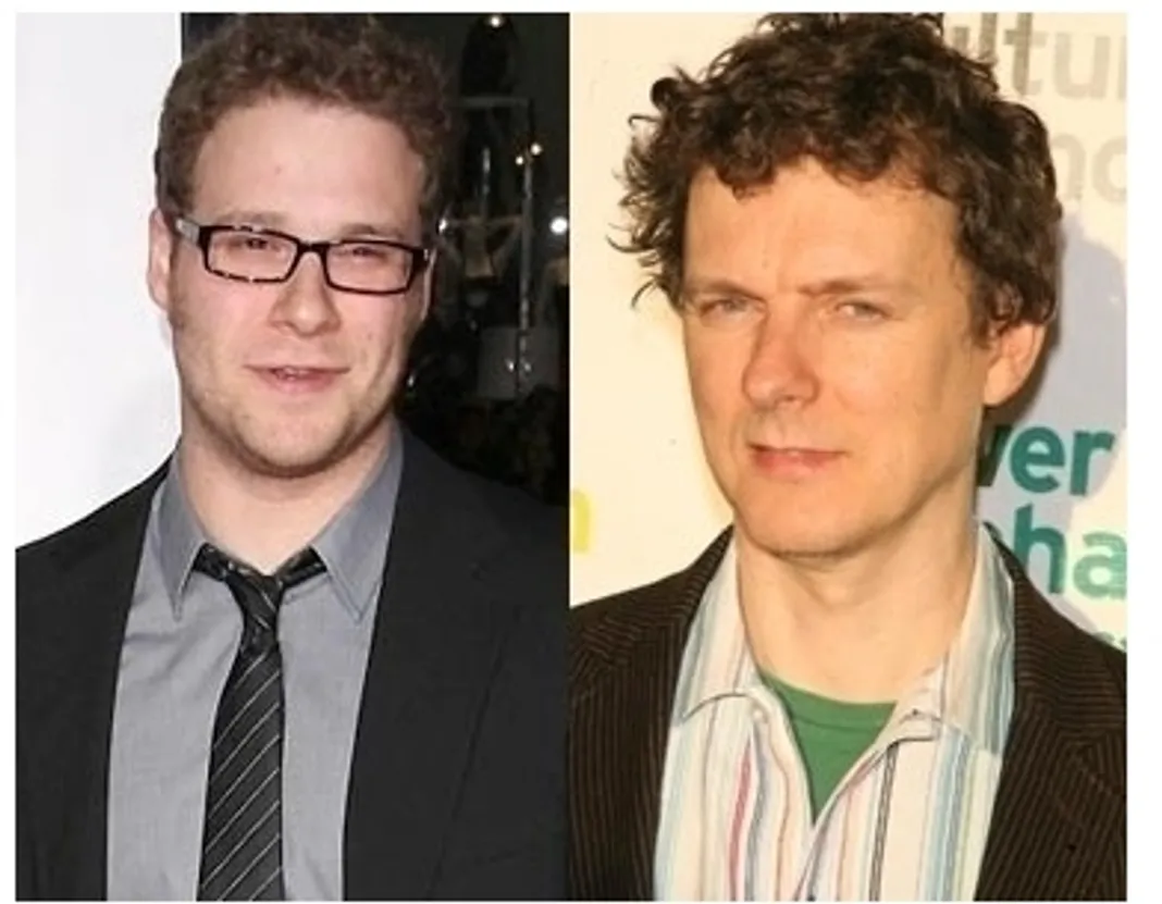 Seth Rogen and Michel Gondry
