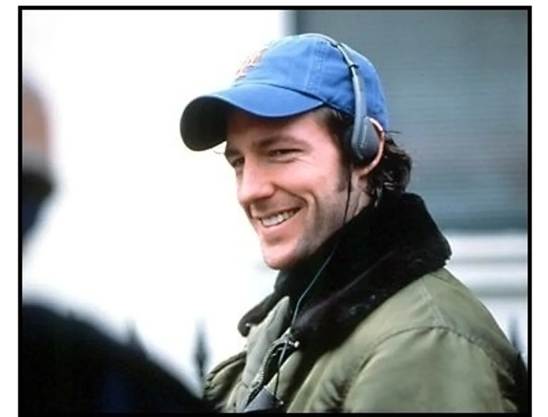 Sidewalks of New York movie still: Director Edward Burns on set of Sidewalks of New York