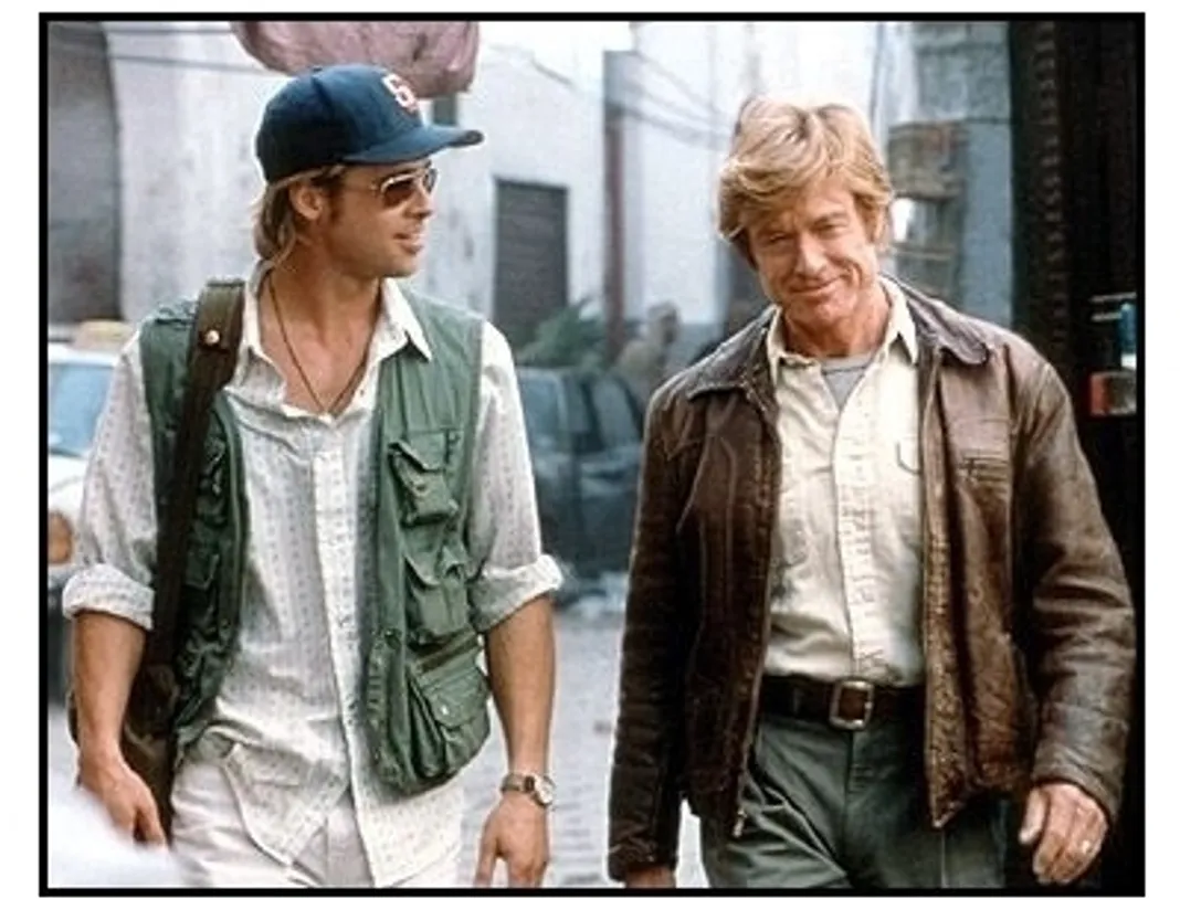 Spy Game movie still: Brad Pitt and Robert Redford