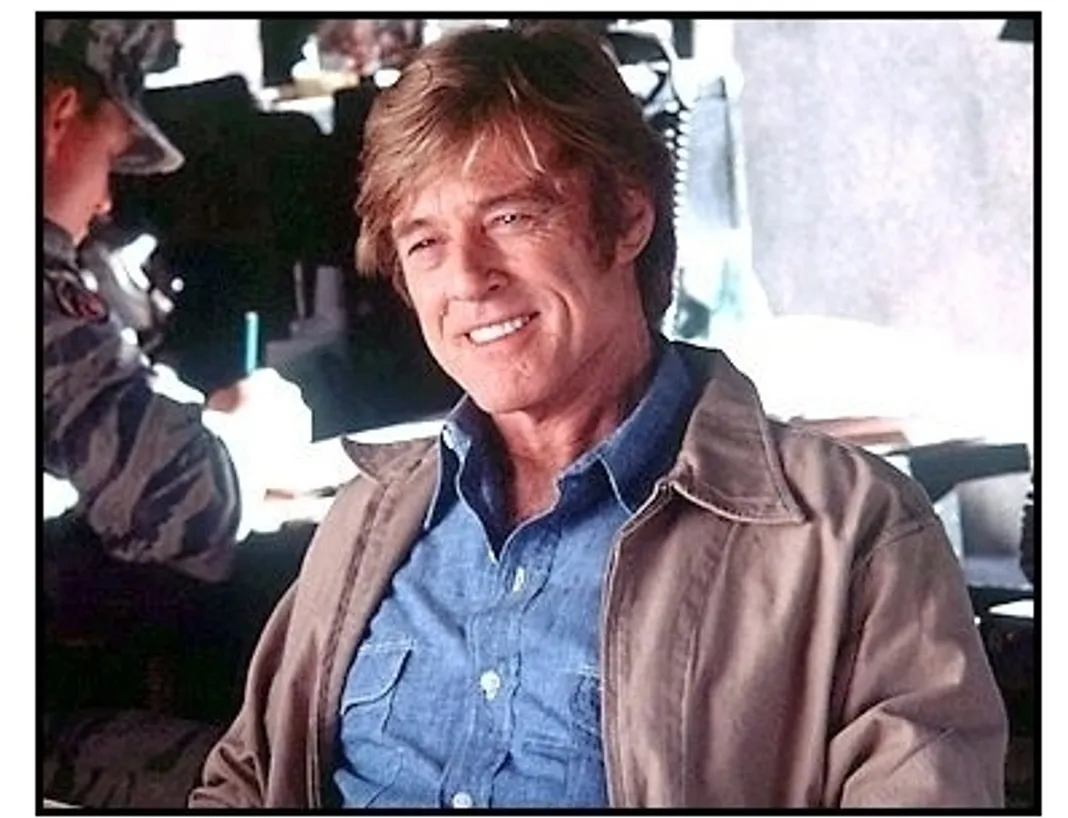 Spy Game movie still: Robert Redford as veteran CIA officer Nathan Muir