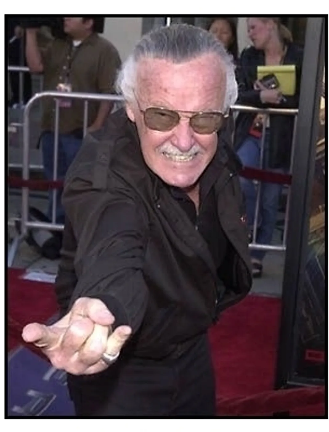 Stan Lee at the Spider-Man premiere