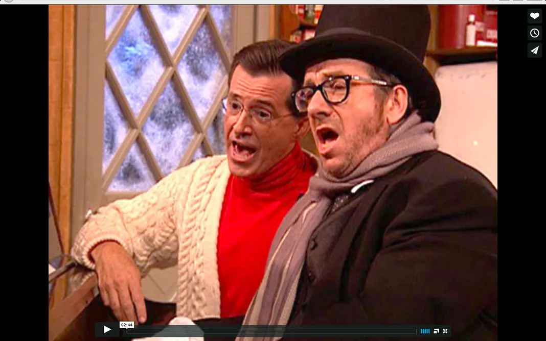 Stephen Colbert, Elvis Costello