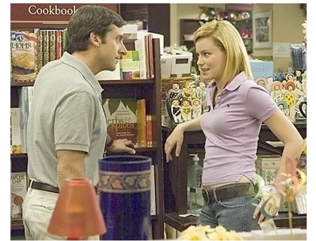 Steve Carell and Elizabeth Banks star in Universal Pictures' 'The 40-Year-Old Virgin'