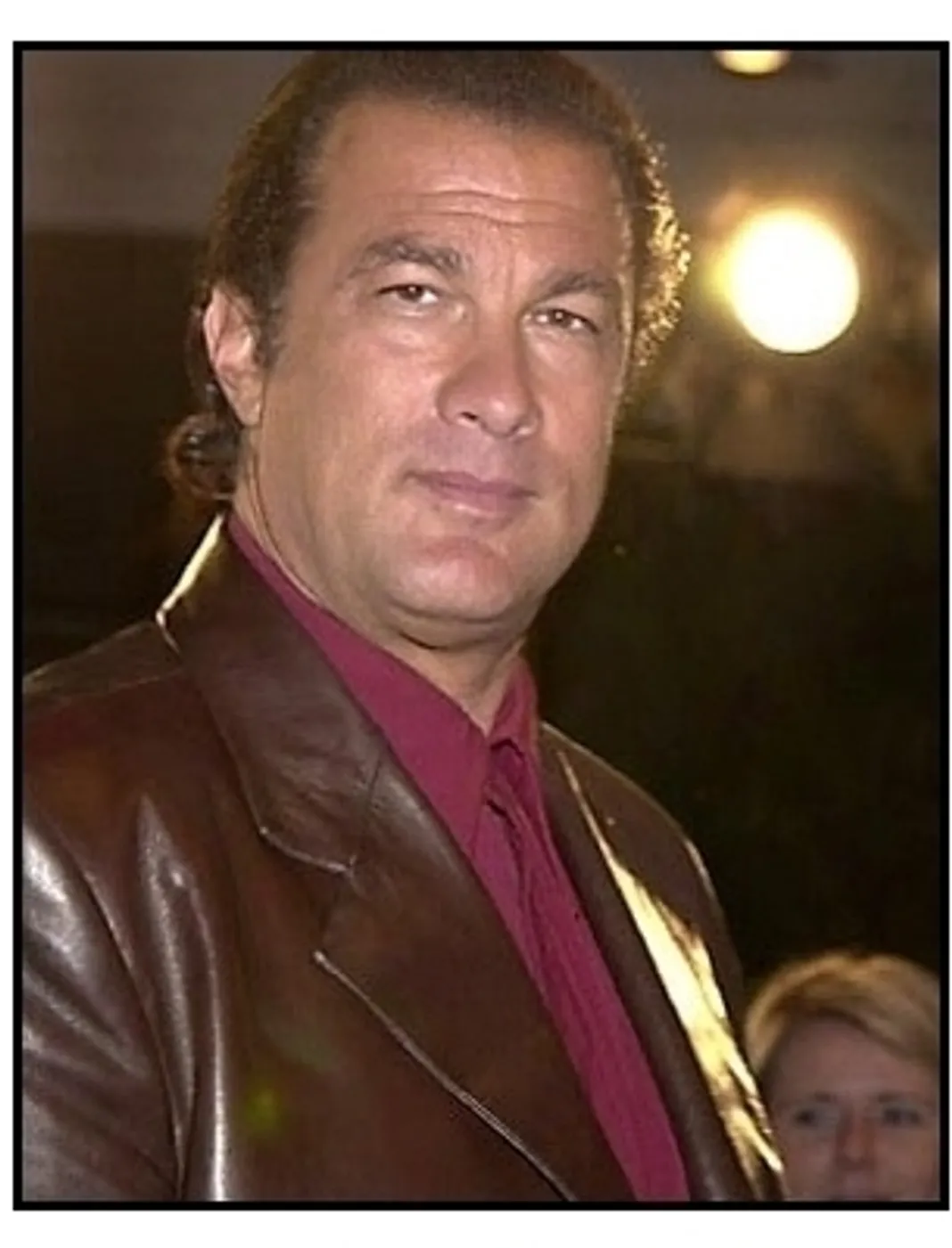 Steven Seagal at the Exit Wounds premiere