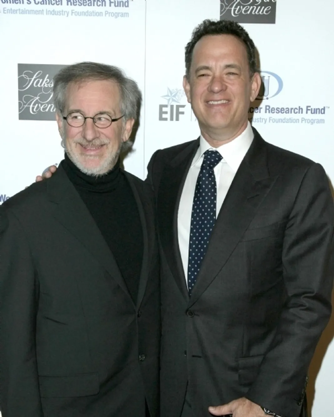 Steven Spielberg and Tom Hanks