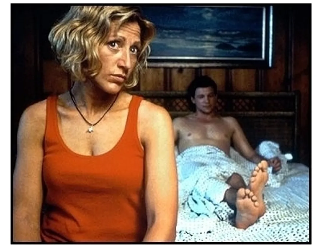 Sunshine State movie still: Edie Falco as Marly Temple and Marc Blucas as Scotty Duval