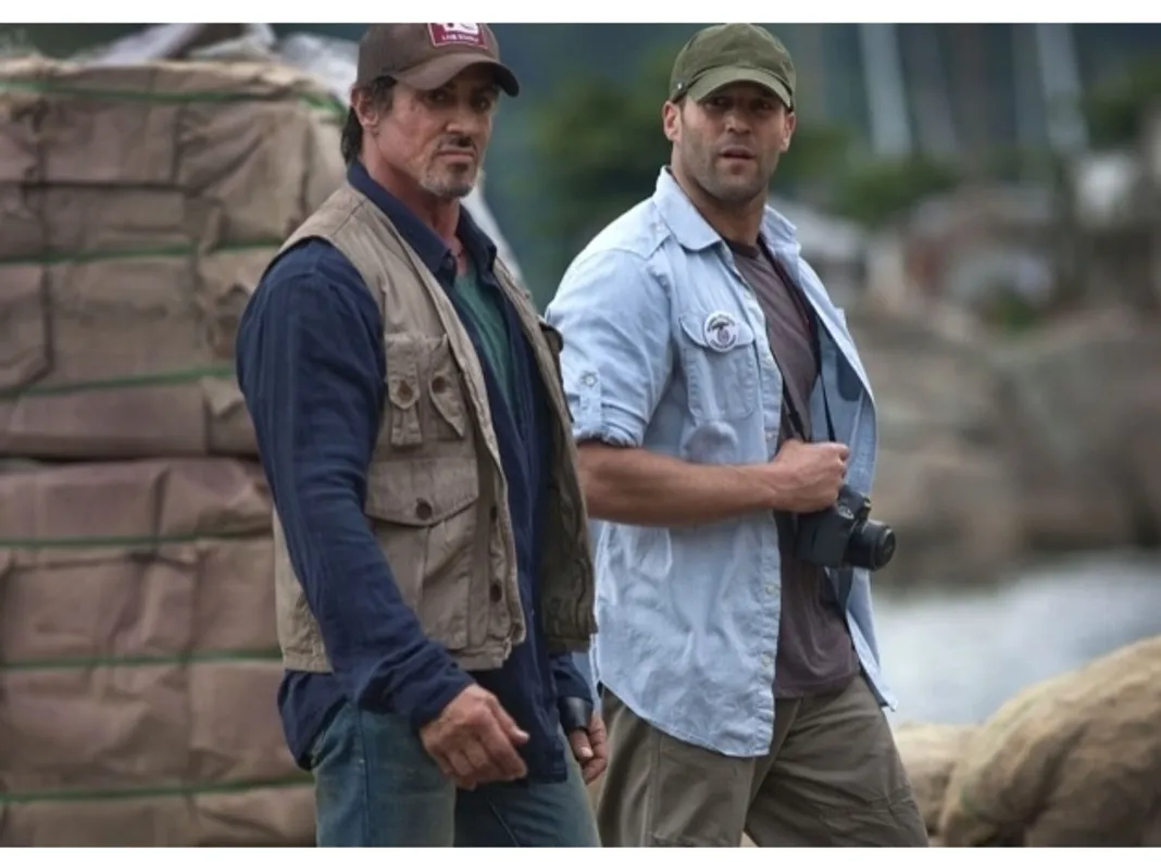 Sylvester Stallone and Jason Statham star in 'The Expendables.'