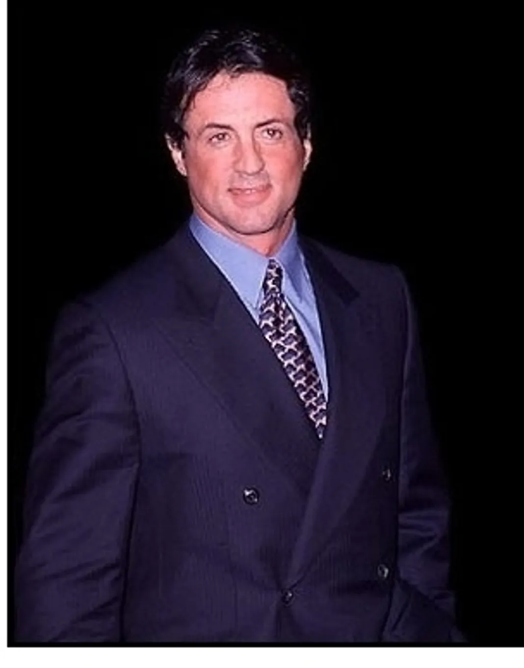 Sylvester Stallone at the Titanic premiere