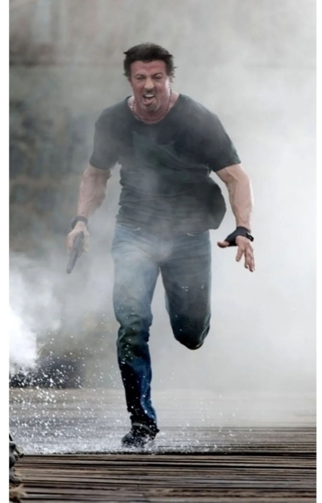 Sylvester Stallone in a scene from 'The Expendables.'