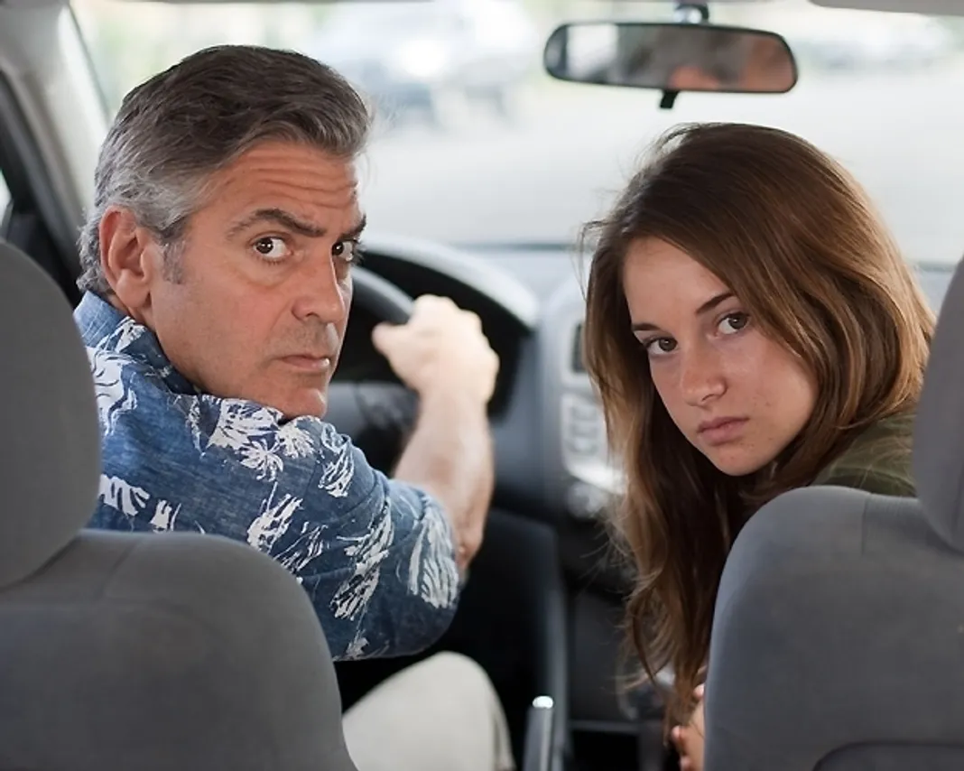 The Descendants: George Clooney. Shailene Woodley