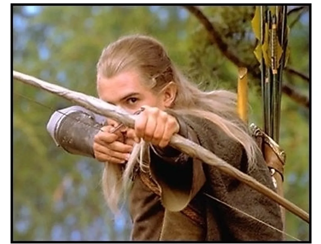 The Lord of the Rings:The Fellowship of the Ring movie still: Orlando Bloom as Legolas